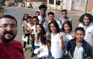 Alunos da escola Marina Bragança querem mudar a realidade com educação, arte e cultura